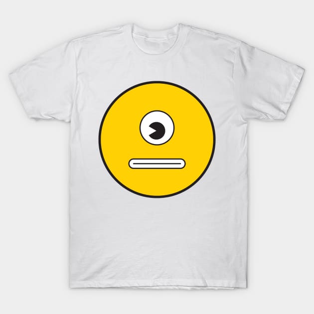 Neutral alien face T-Shirt by acidmit